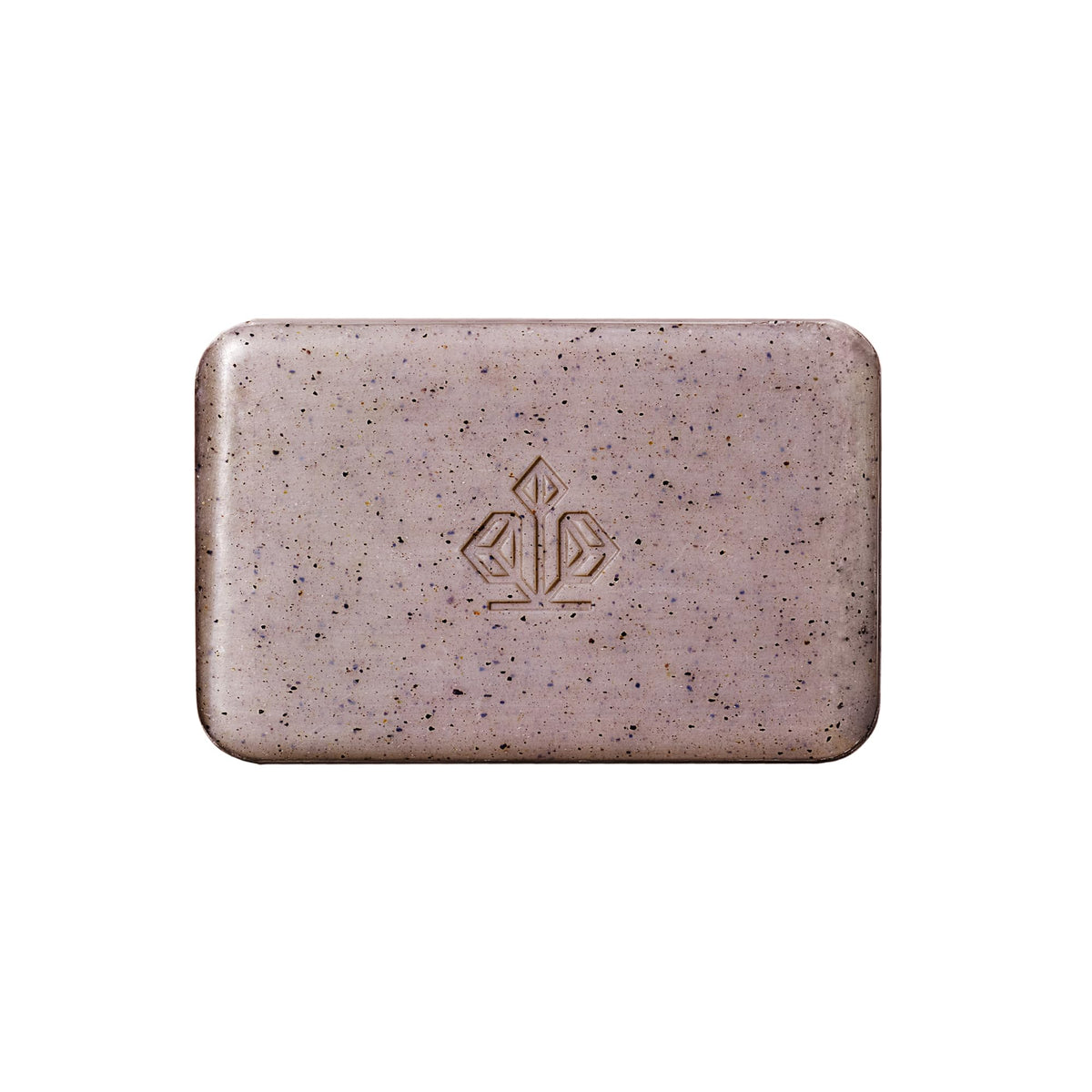 Caldera + Lab The Body Bar bar closeup shows exfoliating texture for smoother skin.