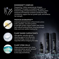Caldera + Lab hair serum bottle designed for fast-absorbing scalp nourishment.