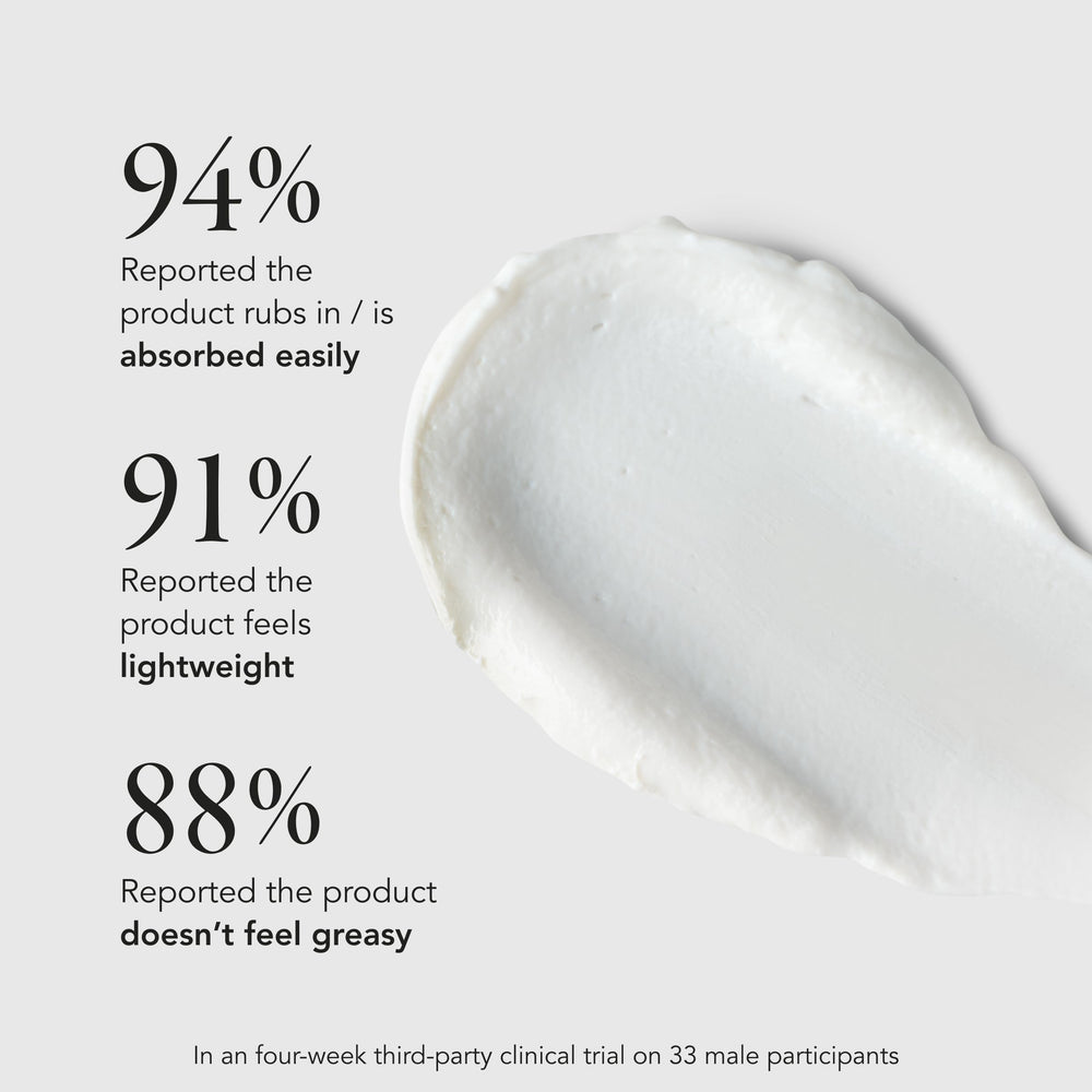 Caldera + Lab The Face SPF applying rub-in demonstrates easy blending for a matte finish.