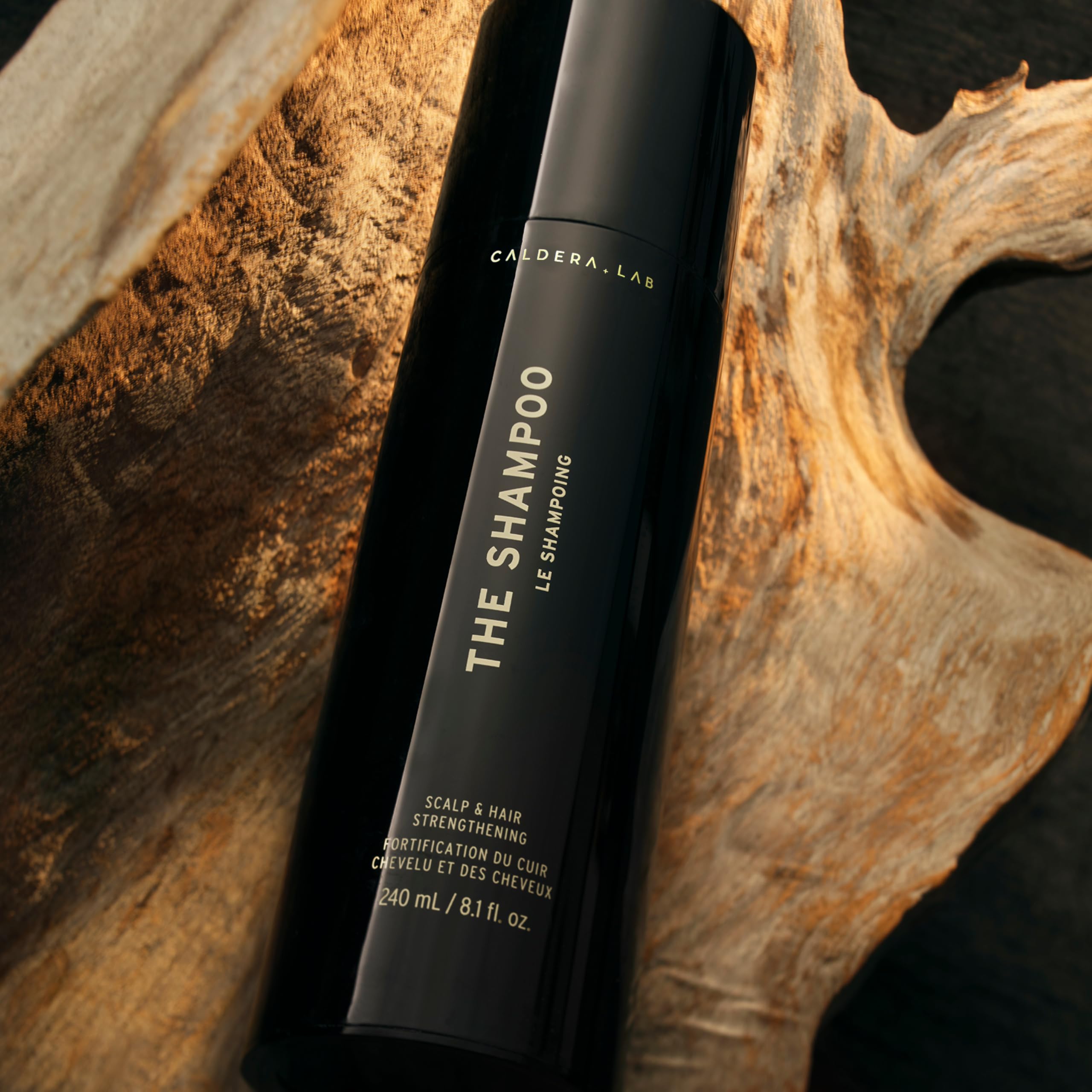 Caldera + Lab The Shampoo complete-system with conditioner and serum for fuller-looking hair.