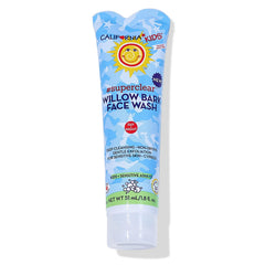 California Baby California Kids Face Wash bottle closeup highlighting gentle cleansing for sensitive skin.