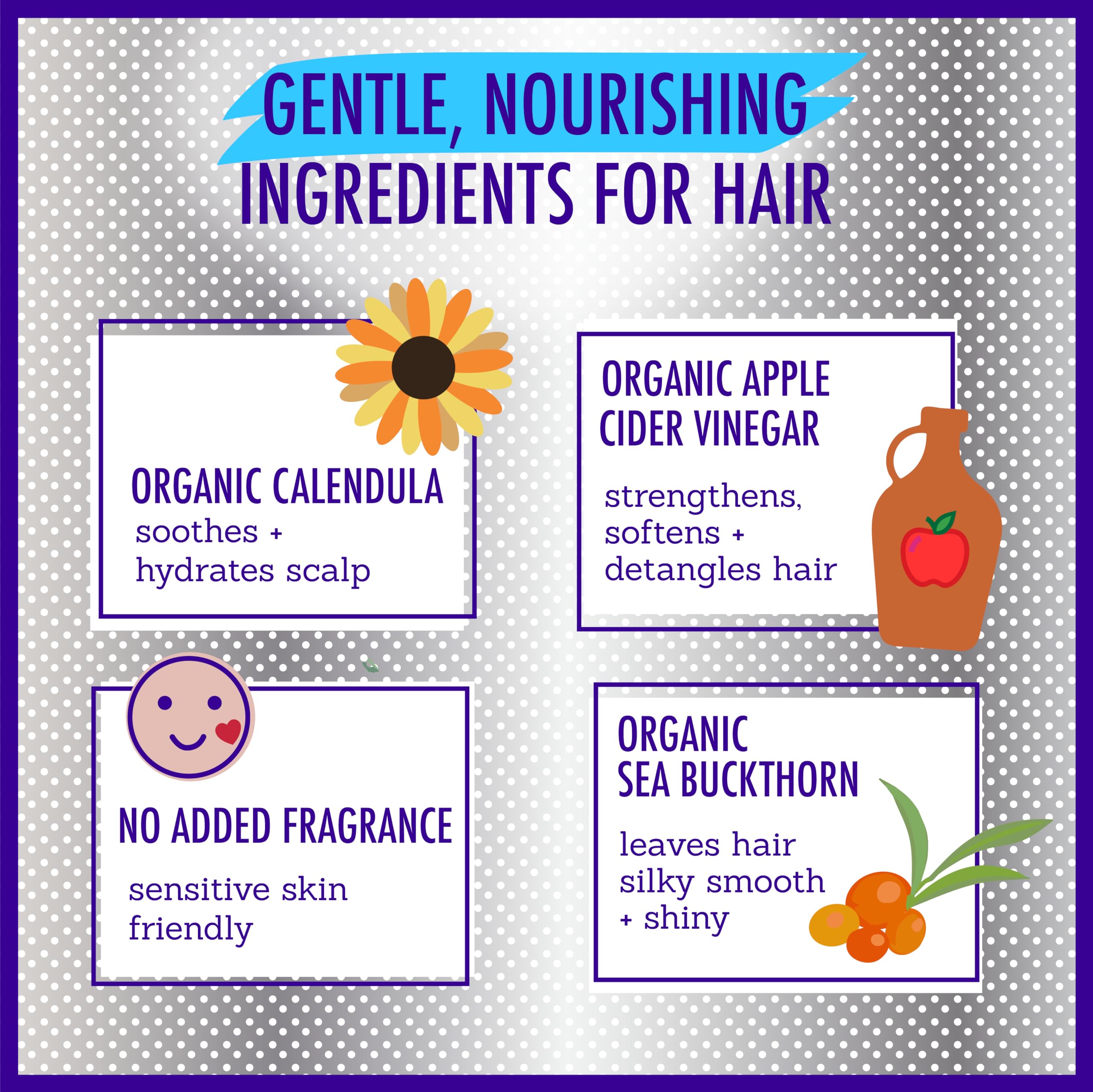 Hypoallergenic California Baby conditioner tested for common allergens.