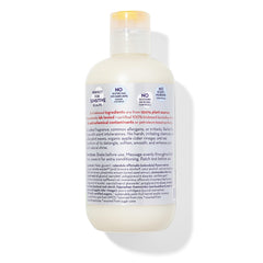 California Baby conditioner ingredients close-up highlights plant-based formula.