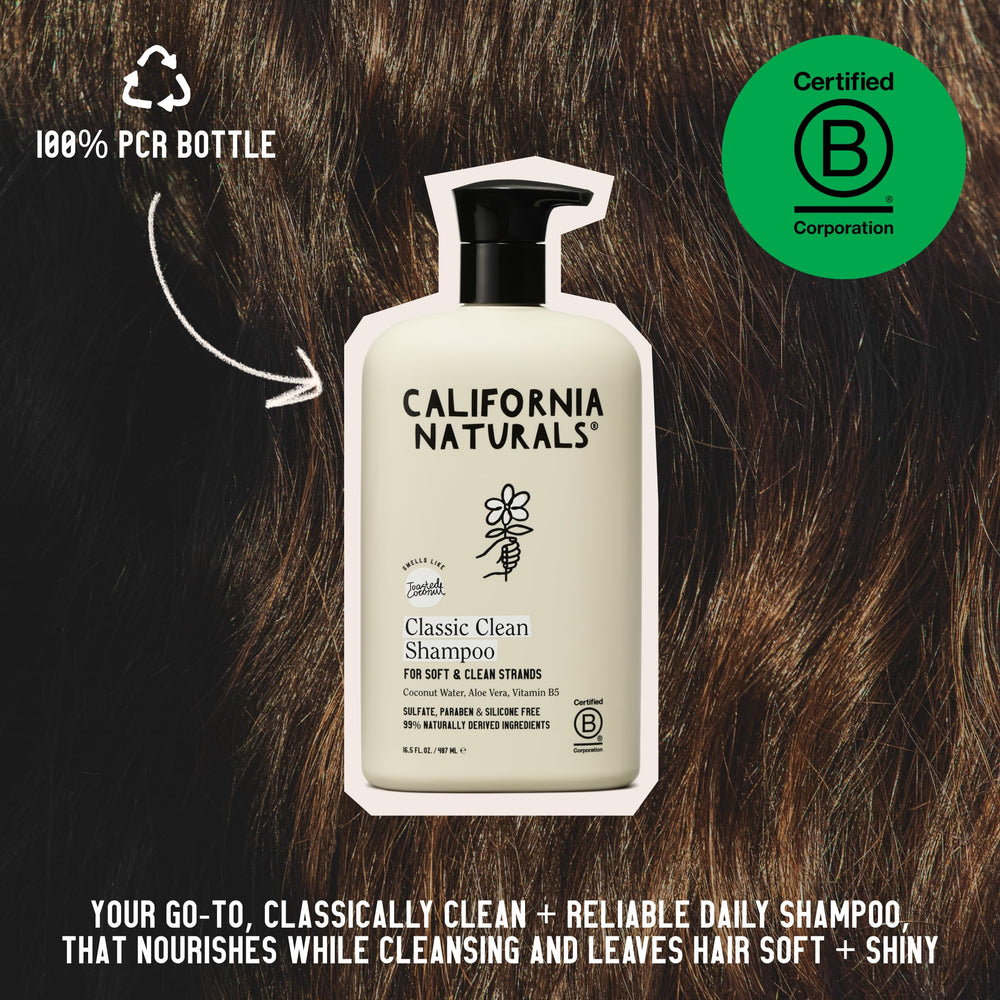 California Naturals Coconut Shampoo ingredients list highlights natural derivation and toxin-free formula