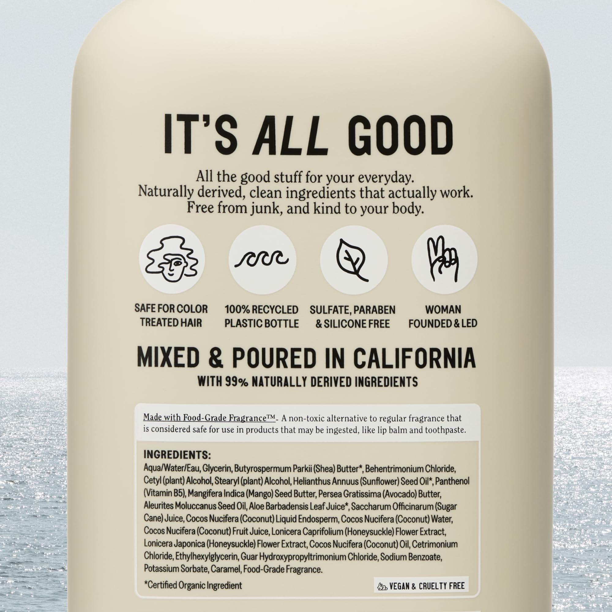 California Naturals color-safe formula preserves vibrancy and shine