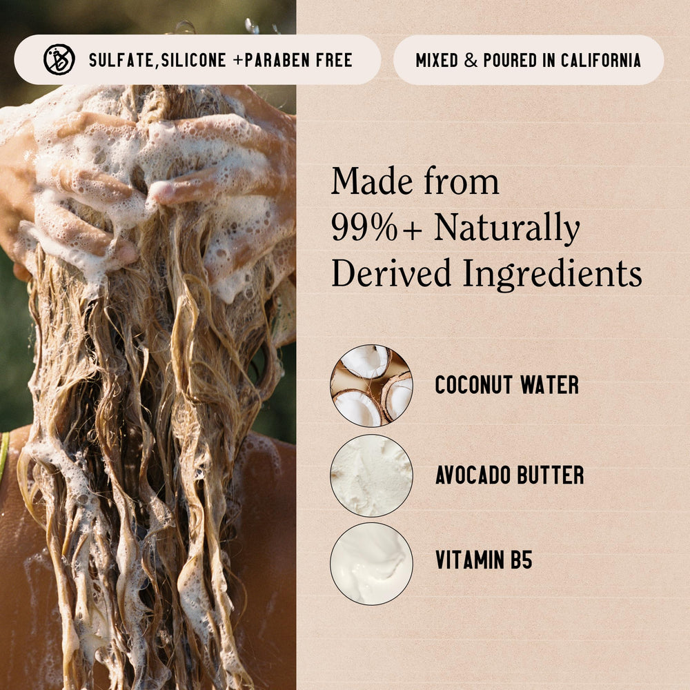 California Naturals ingredients include coconut milk and avocado for natural nourishment