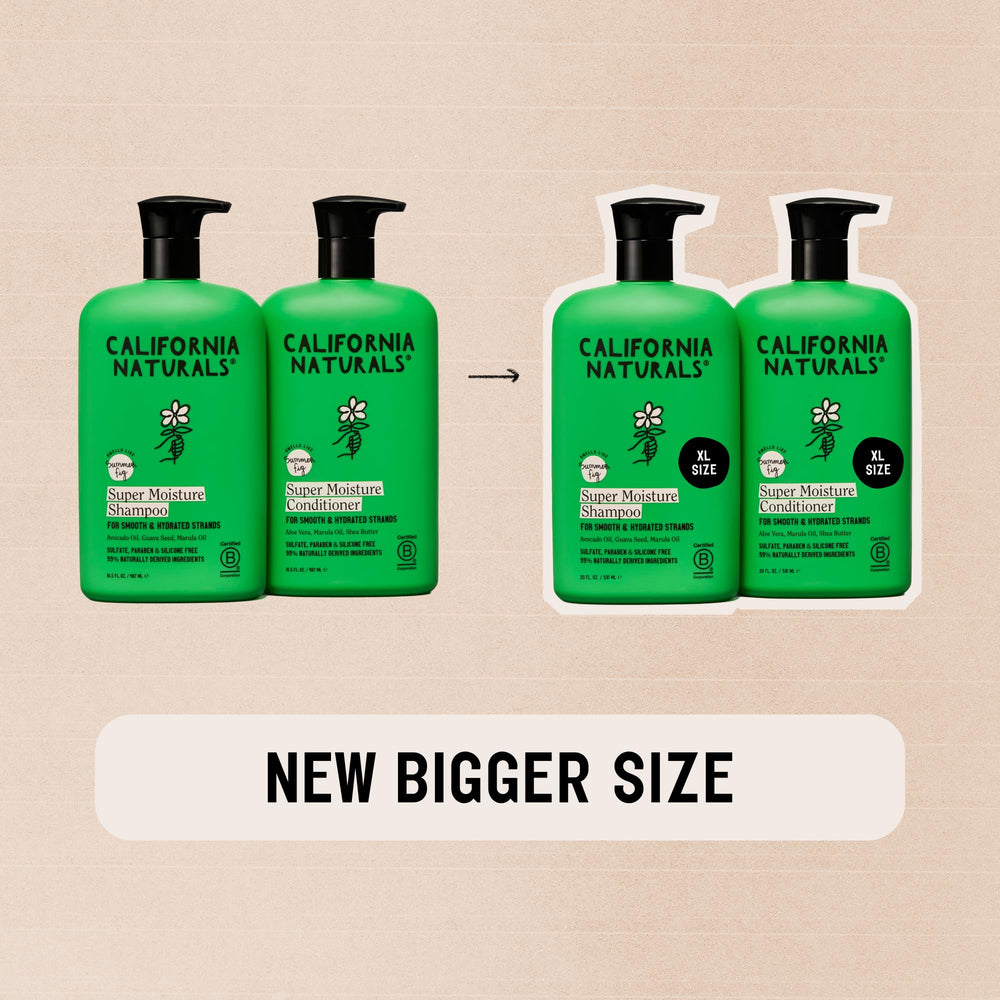 California Naturals recyclable packaging label communicates eco-friendly, responsible packaging.