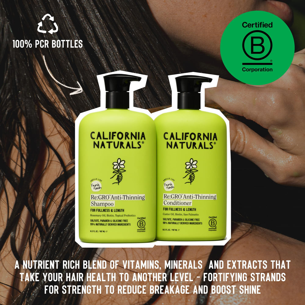 California Naturals shampoo lather close-up emphasizes natural fragrance and creamy texture.