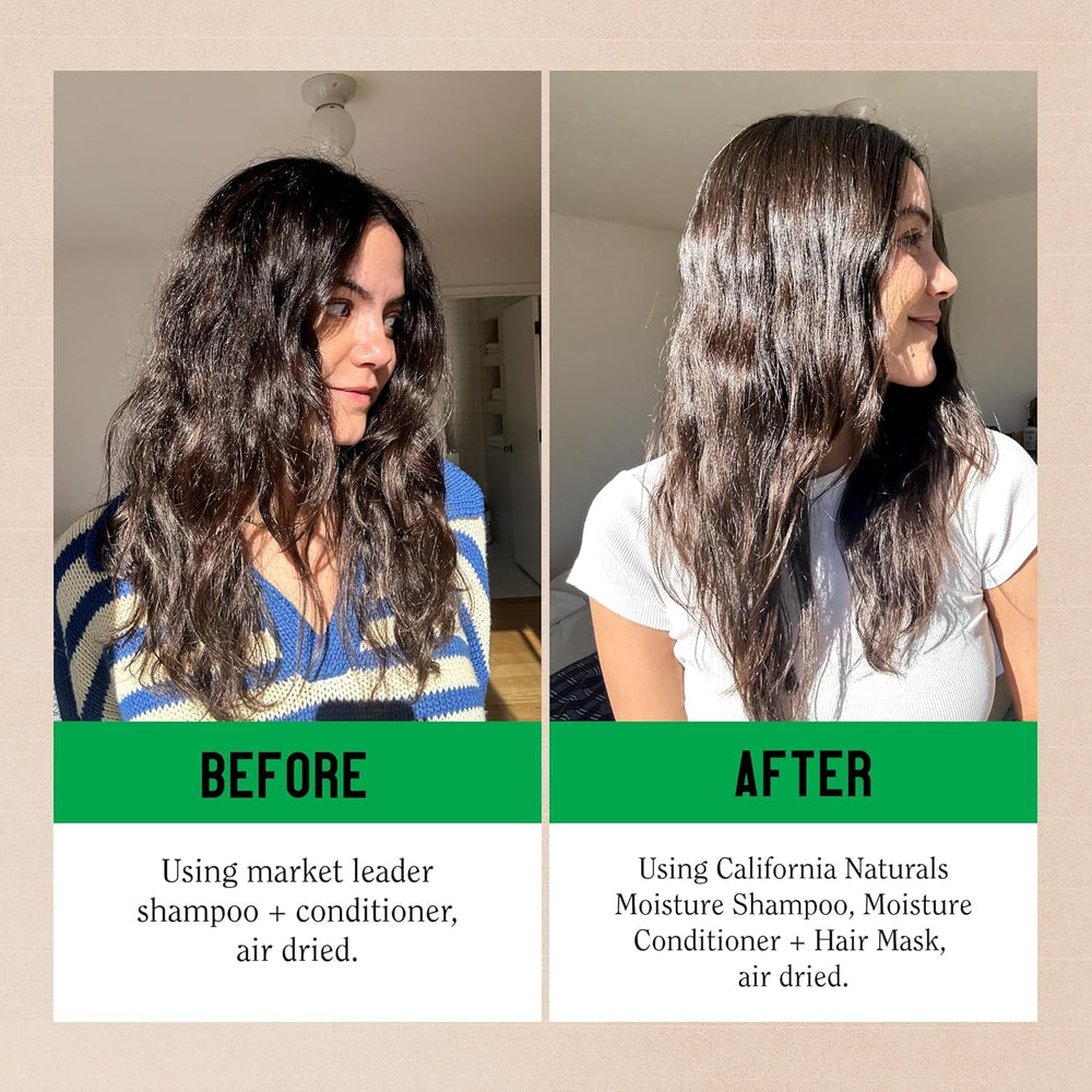 California Naturals Super Moisture Shampoo foam preview showing rich lather for a gentle cleanse