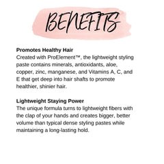 Calista Embellish Definer on hair delivering defined texture and plump strands.