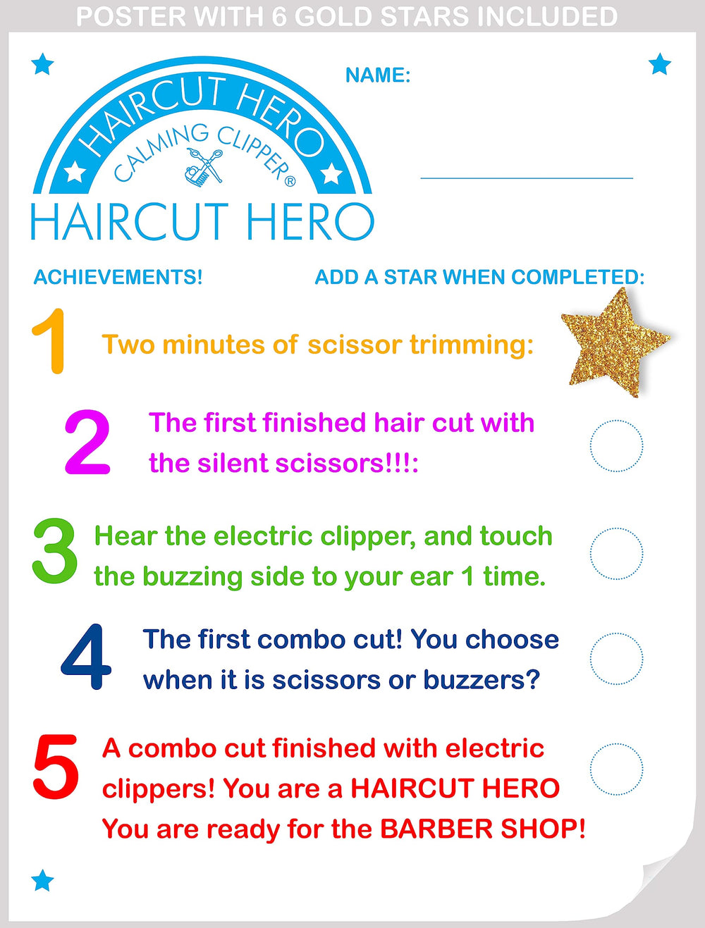 CALMING CLIPPER haircut hero 20pc silent kit shows a calming toolkit for first trims.