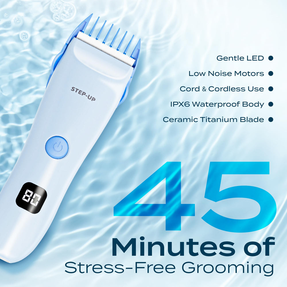 CALMING CLIPPER Step-Up durable build withstands regular cleaning and use