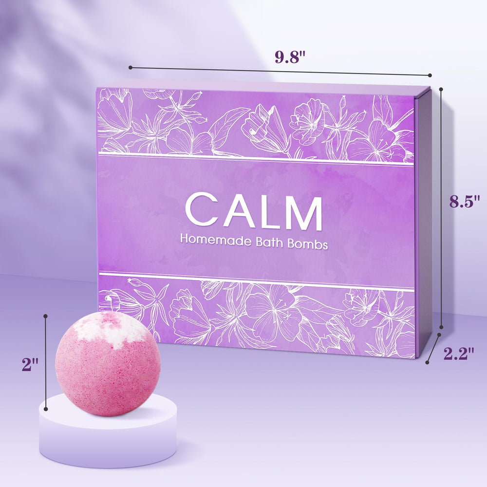 CalmNFiz individually wrapped bath bombs for easy gifting and fresh packaging.