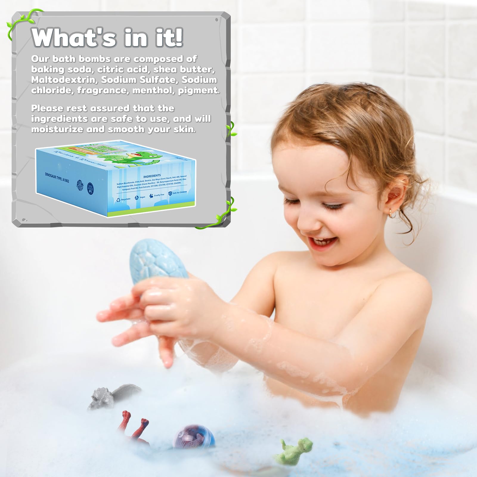 CalmNFiz fruit-scented spheres help kids identify scents during baths.