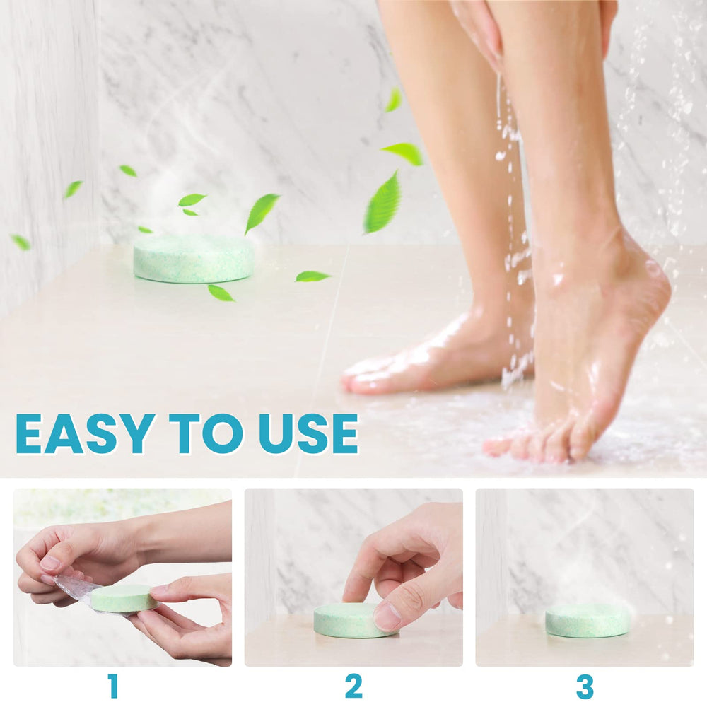 CalmNFiz grapefruit-lemon steamers deliver zesty bright mood and energizing shower pause.