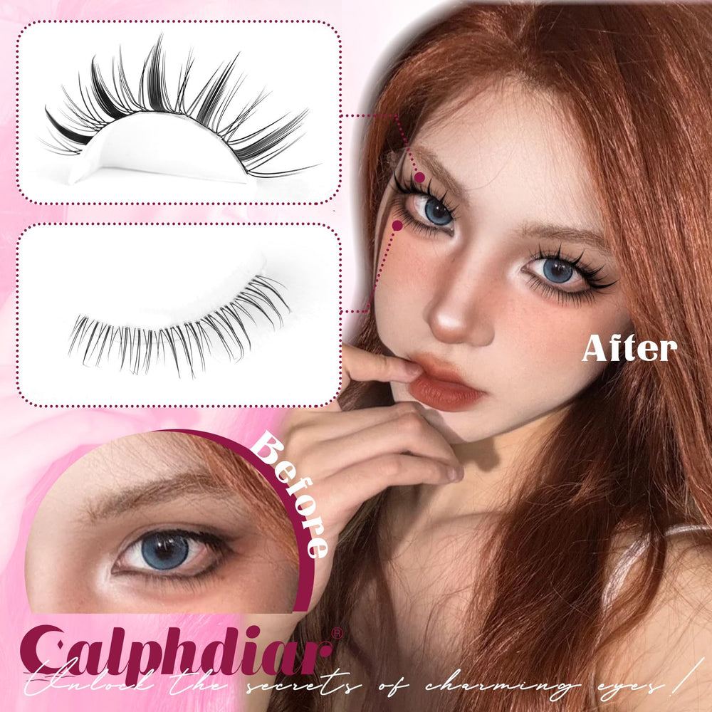Calphdiar Fairy Lash bottom lashes 5-6mm add balanced lower detail.