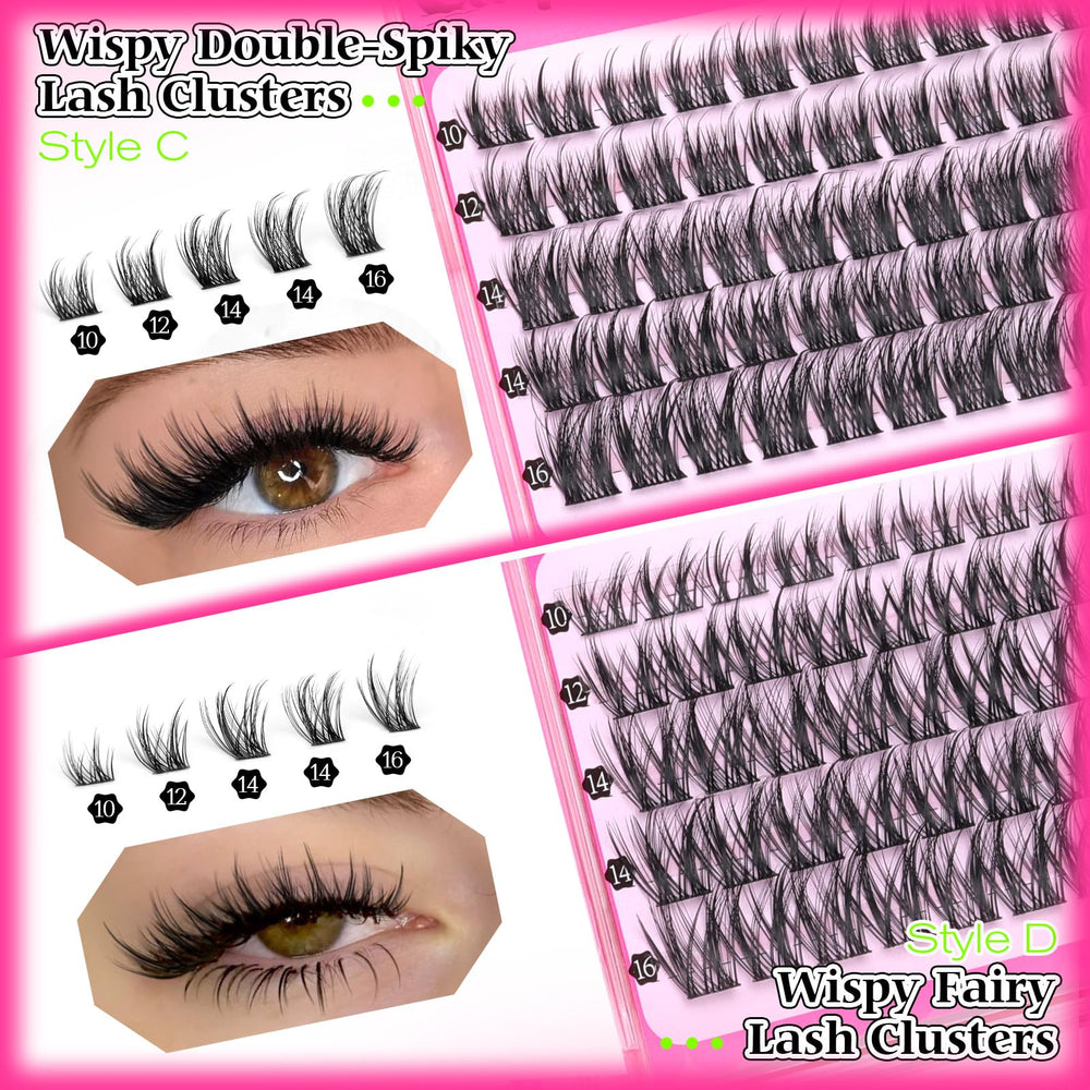 Calphdiar manga-bold-statement-lash-clusters offer striking presence with dramatic curls.