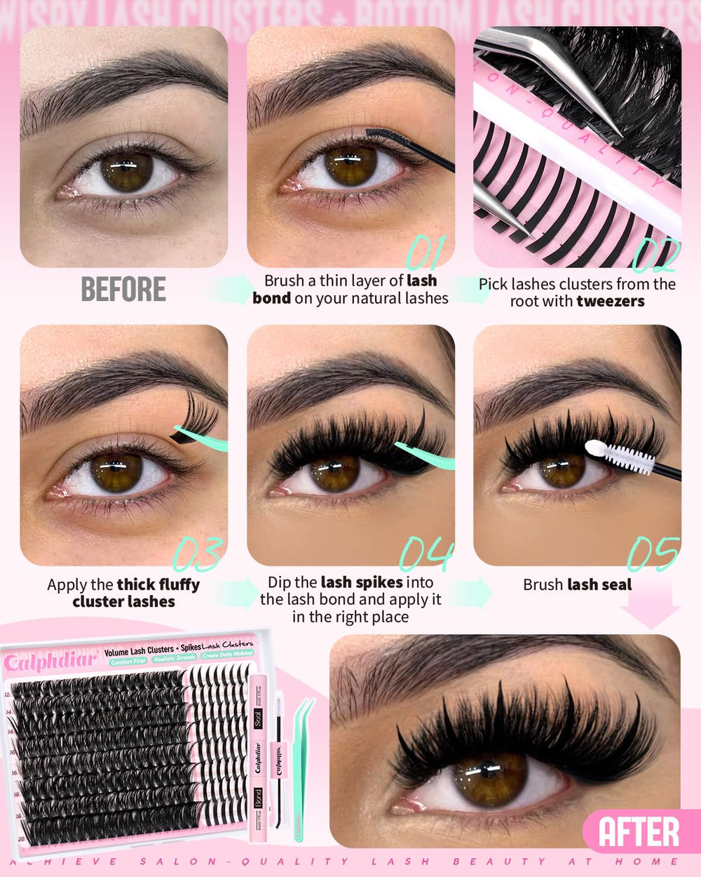 Calphdiar red-carpet eyes look concept image for dramatic yet lightweight result