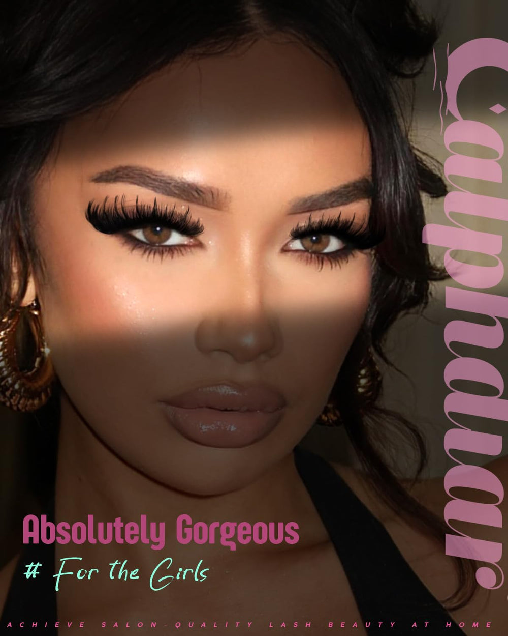 Calphdiar soft cloud touch fiber lashes suggesting featherweight comfort on lids