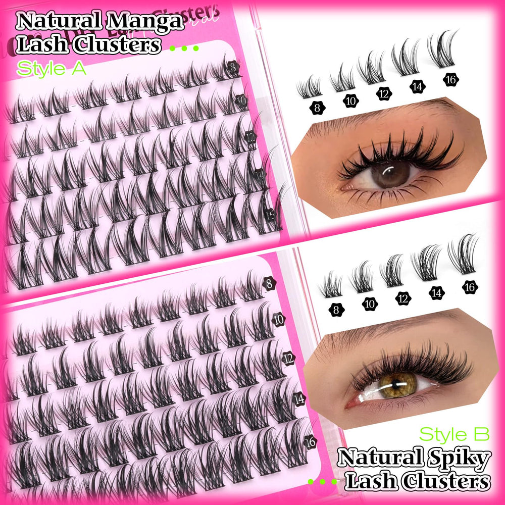 Calphdiar variety-pack-lash-clusters-diy enables diverse styles and lengths for custom looks.
