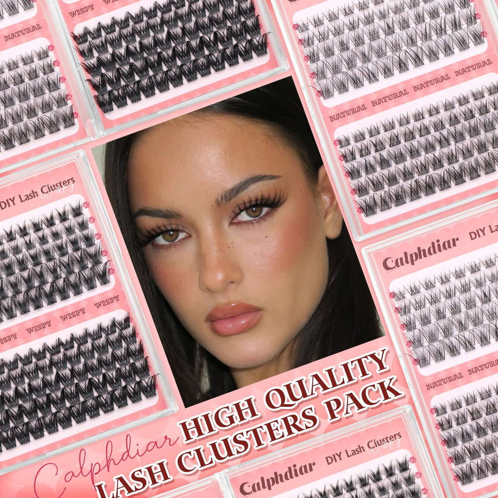 Calphdiar wispy lash clusters salon-look results at home, hassle-free.