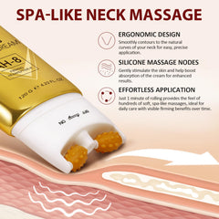 Calyphra PEAQ neck cream packaging tube with travel-friendly design