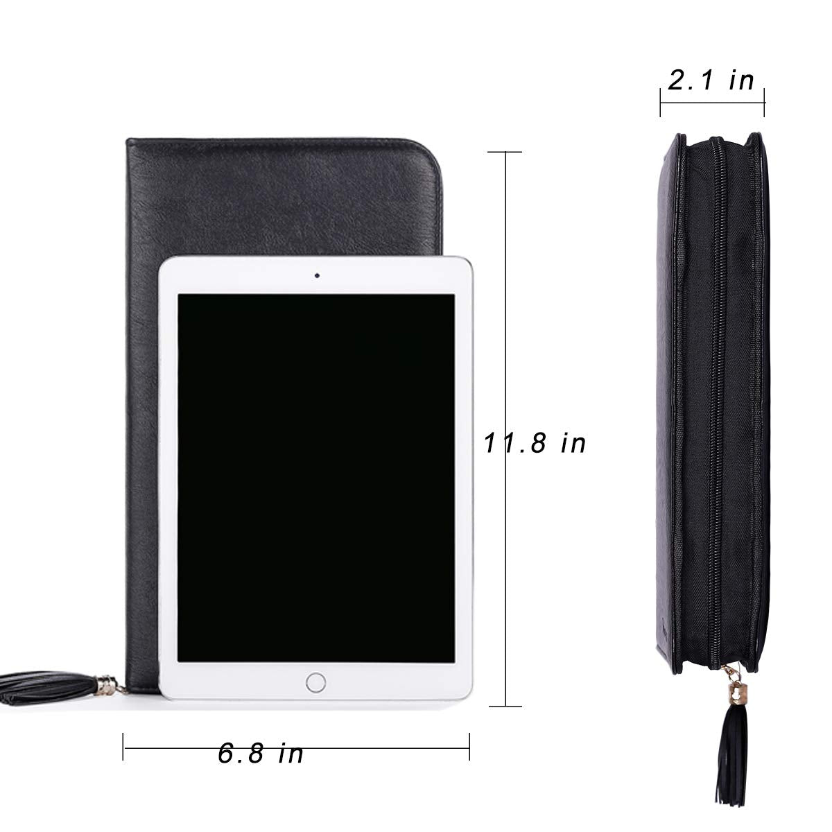 Camdeez Rownyeon water-resistant PU leather interior protects brushes during travel