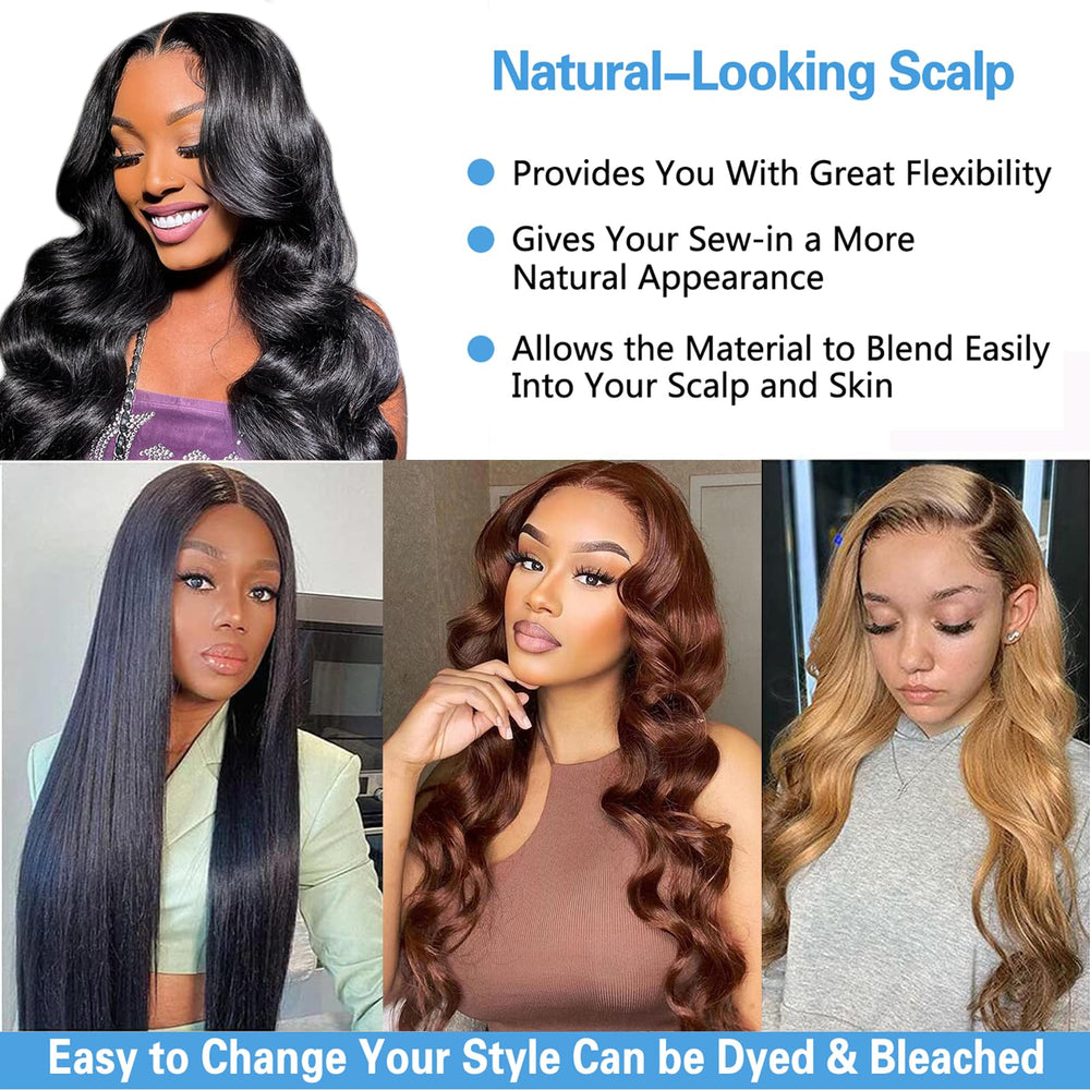 Camebinly Body Wave Bundles packaging with three bundles and closure