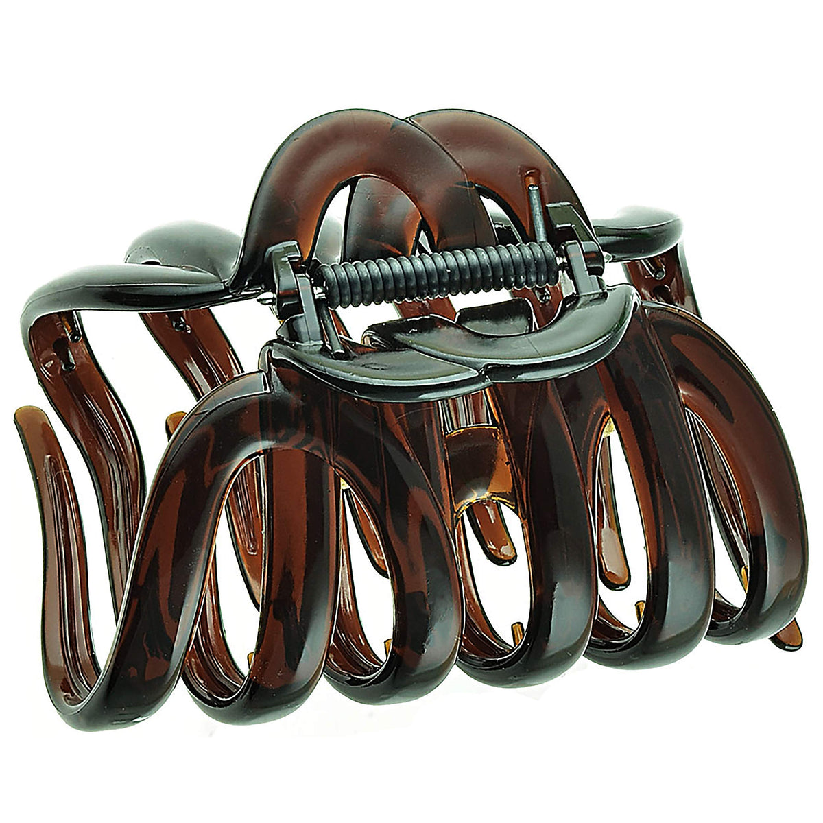 Camila Paris AD718 octopus clip front view showing large secure grip for thick hair