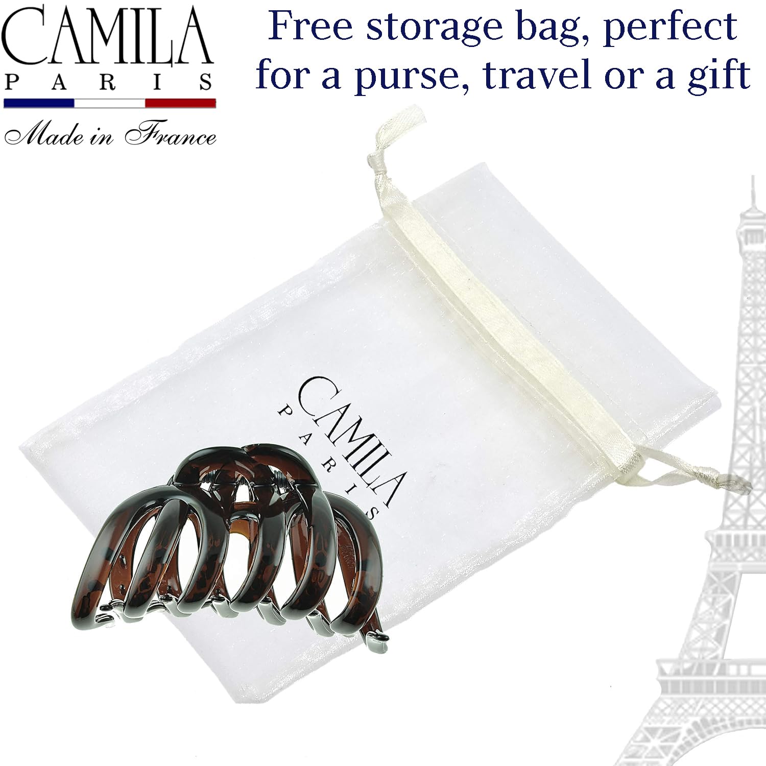 Camila Paris AD718 octopus clip spring-detail reveals durable tension