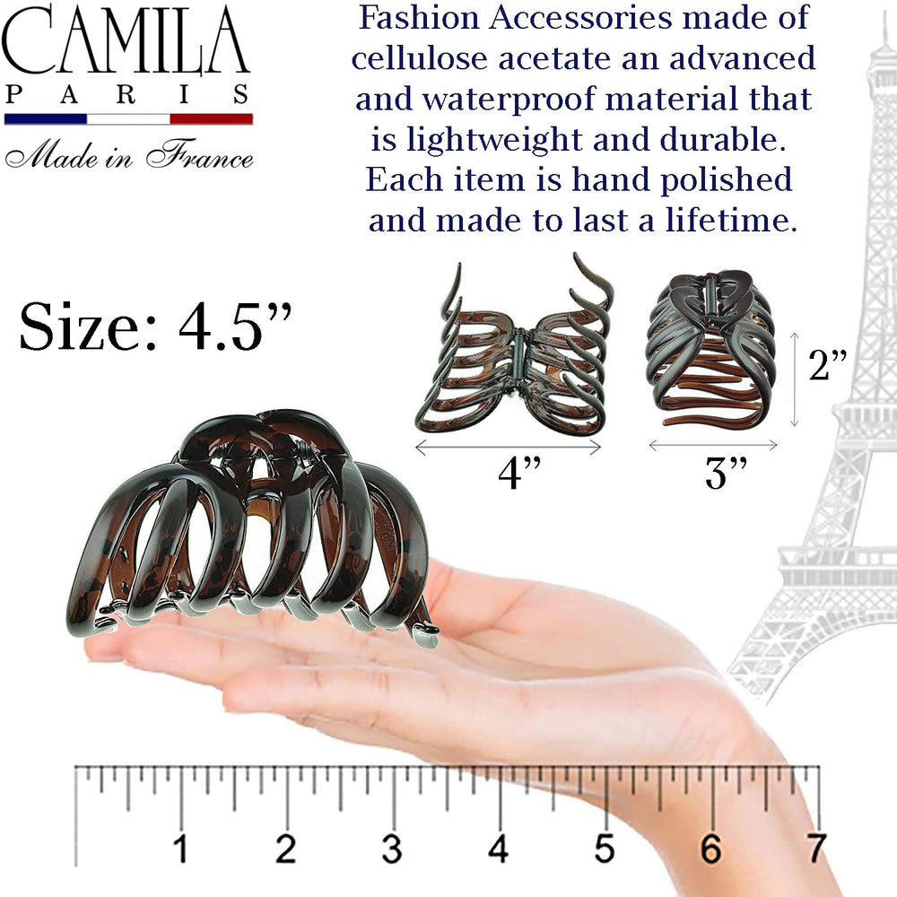 Camila Paris AD718 octopus clip thick-hair close-up emphasizing strong grip