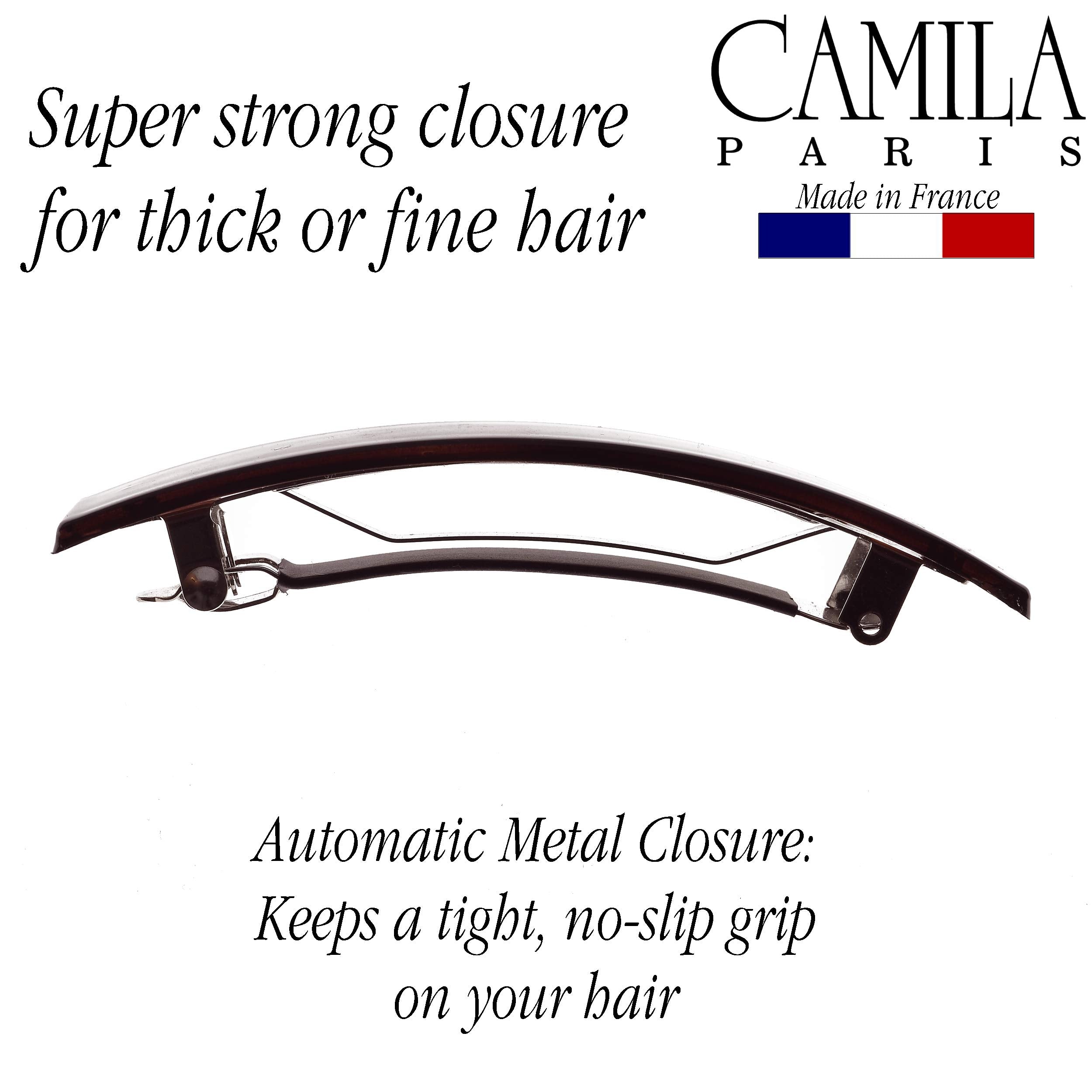 Camila Paris AD822 barrette designed in France for elegant everyday wear