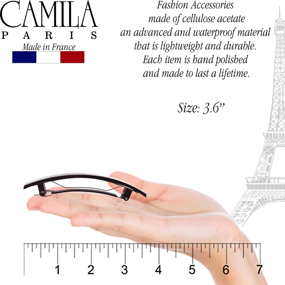 Camila Paris AD822 tortoise shell clip used to create quick updo