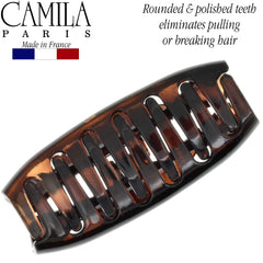 Camila Paris CP1562 tortoise-shell glossy finish supports versatile, elegant styling.