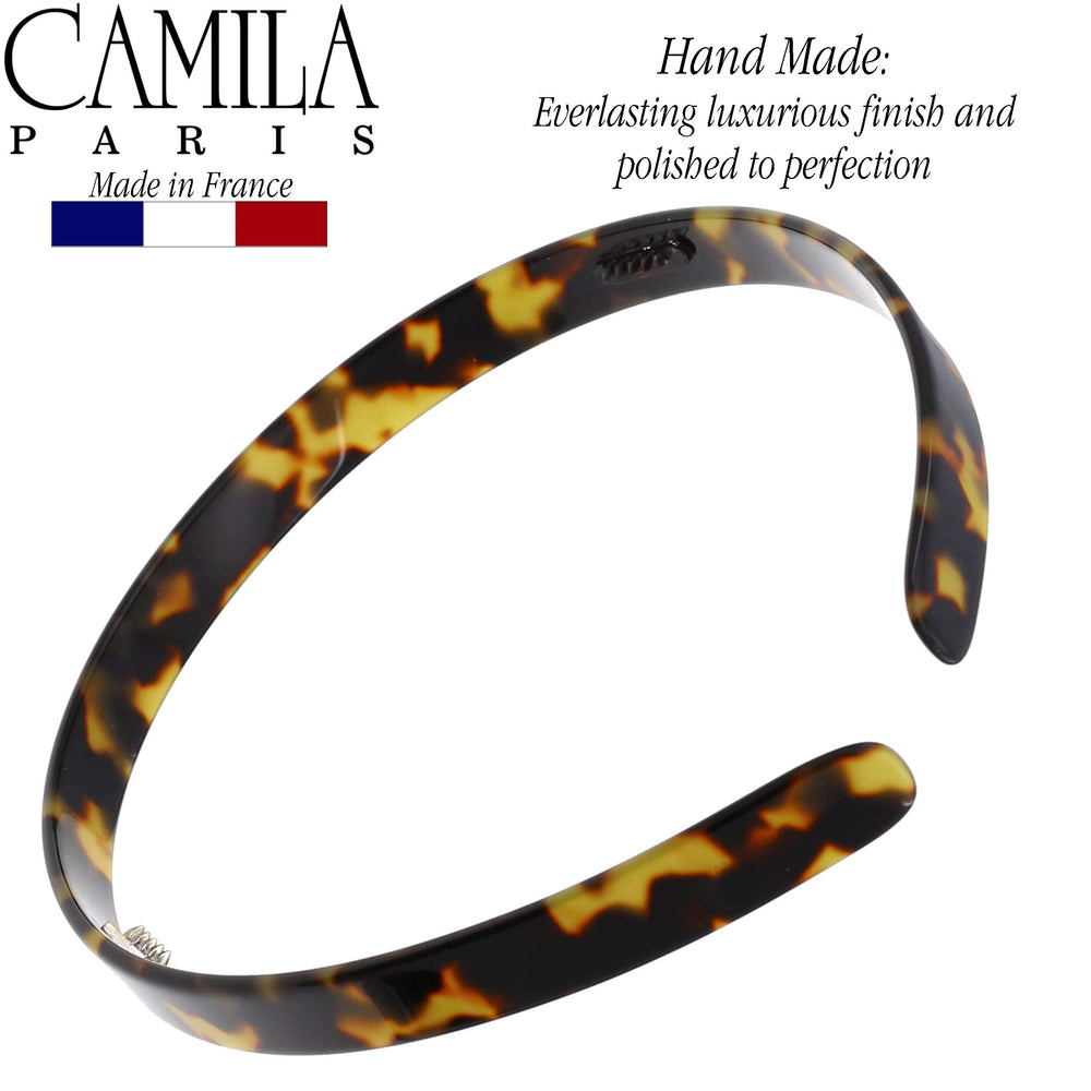 Camila Paris CP2003 headband features durable acetate for long-term use.