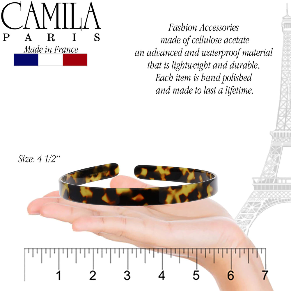 Camila Paris CP2003 headband handmade in France reflects refined craftsmanship.