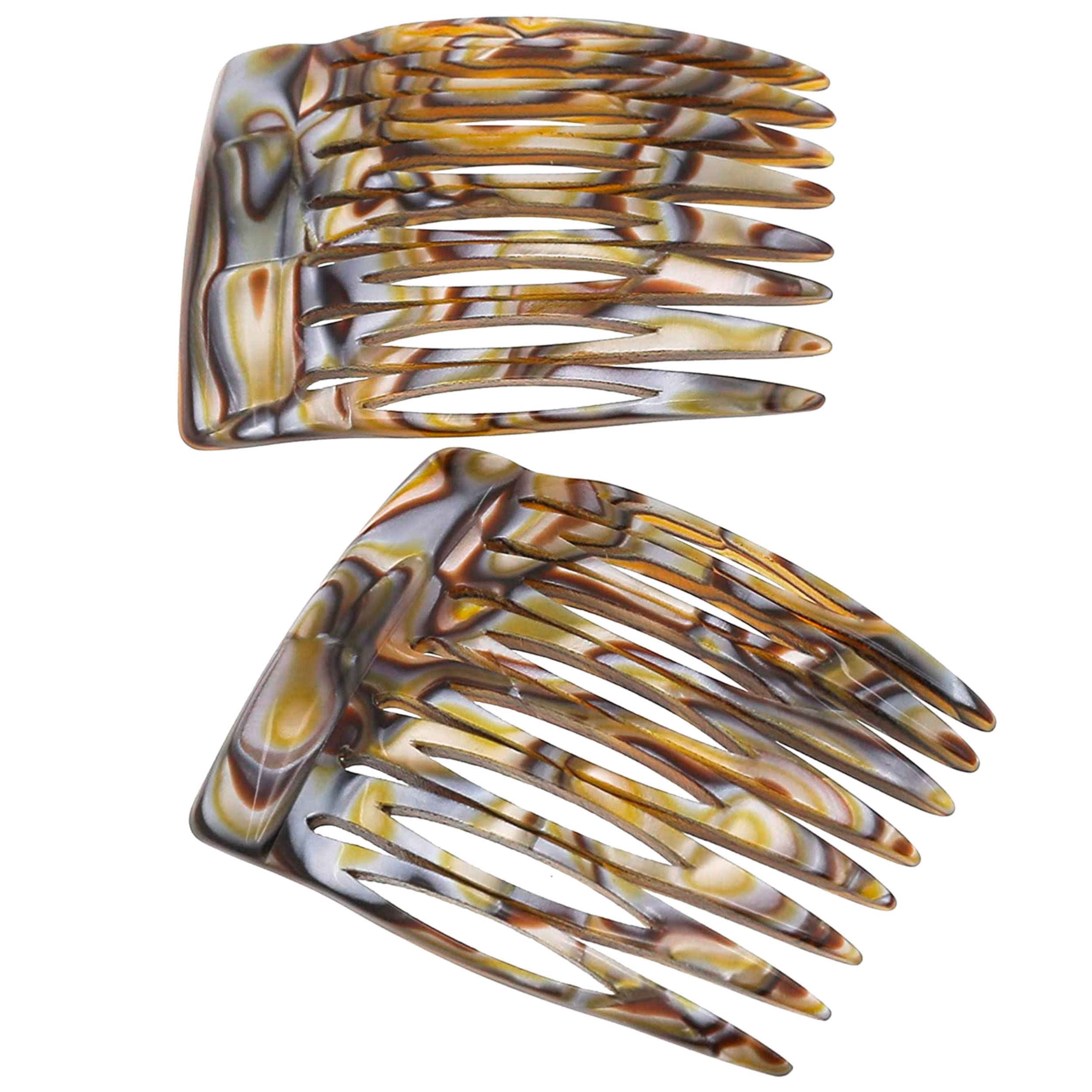 Camila Paris CP2332/2 onyx side comb close-up showing glossy finish for elegant styling