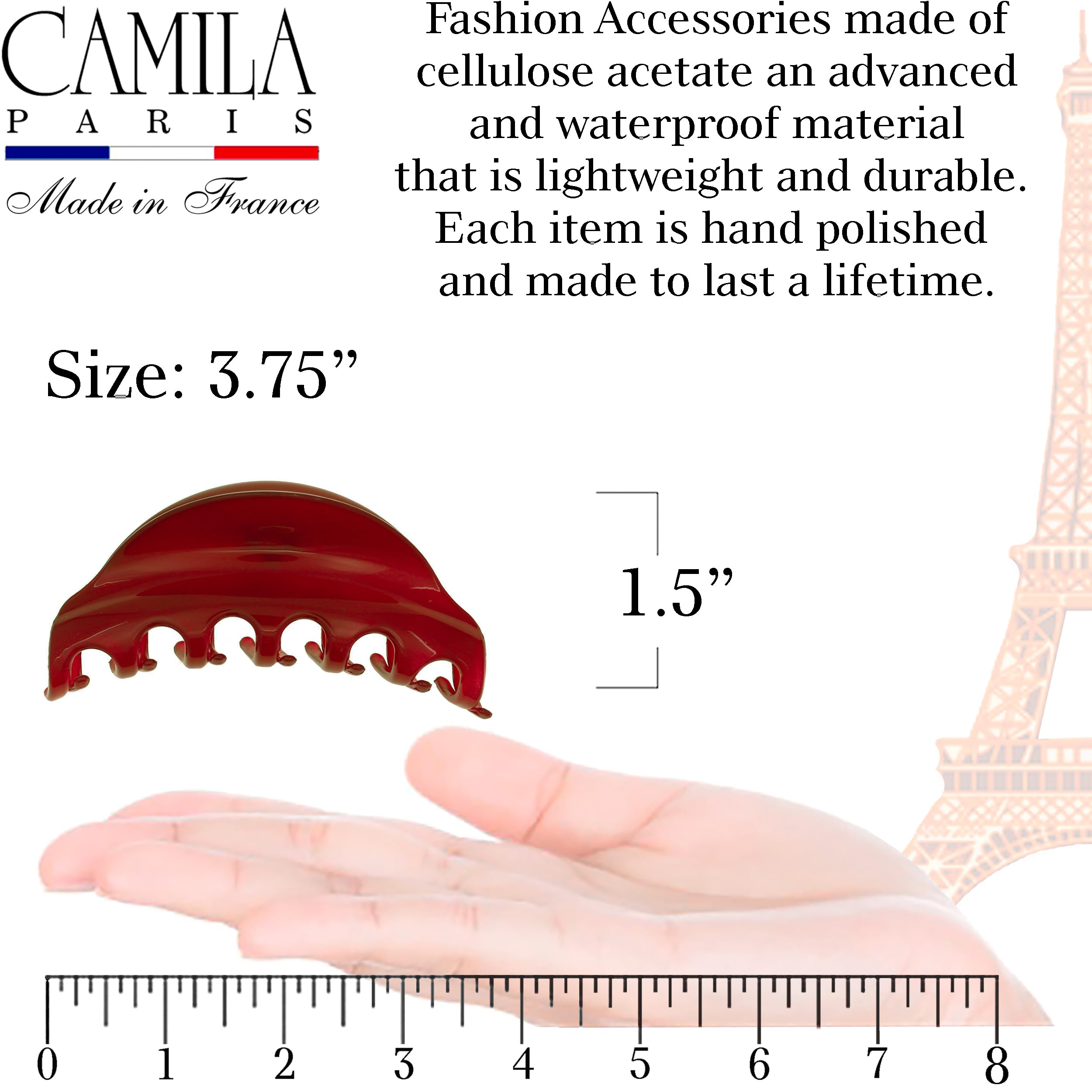 Camila Paris CP2529 strong spring mechanism supports even heavy curls without tugging.