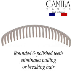Camila Paris CP2912 23-tooth curved design for secure grip and smooth styling