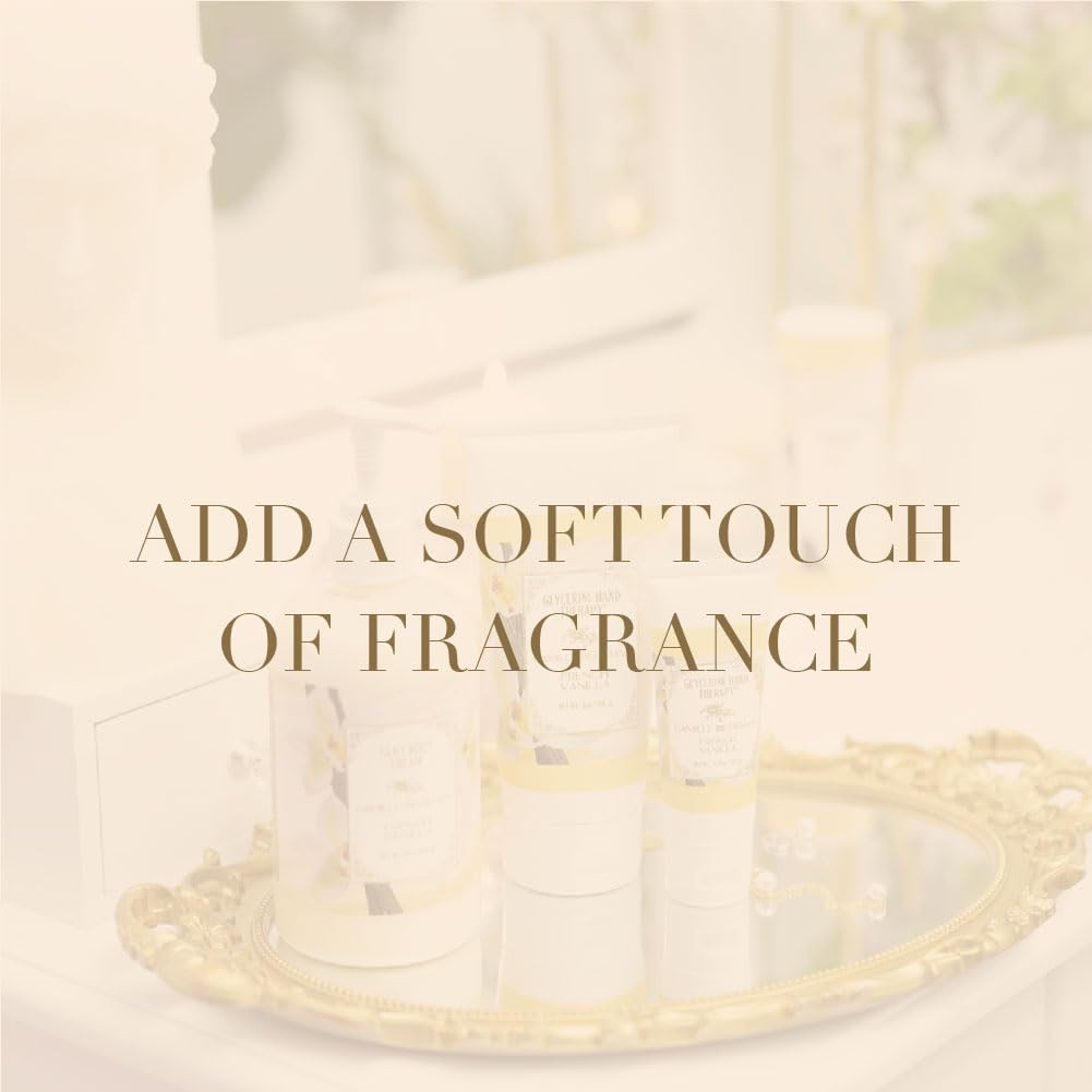 Camille Beckman powder application in hand showing easy, targeted use on dry areas.