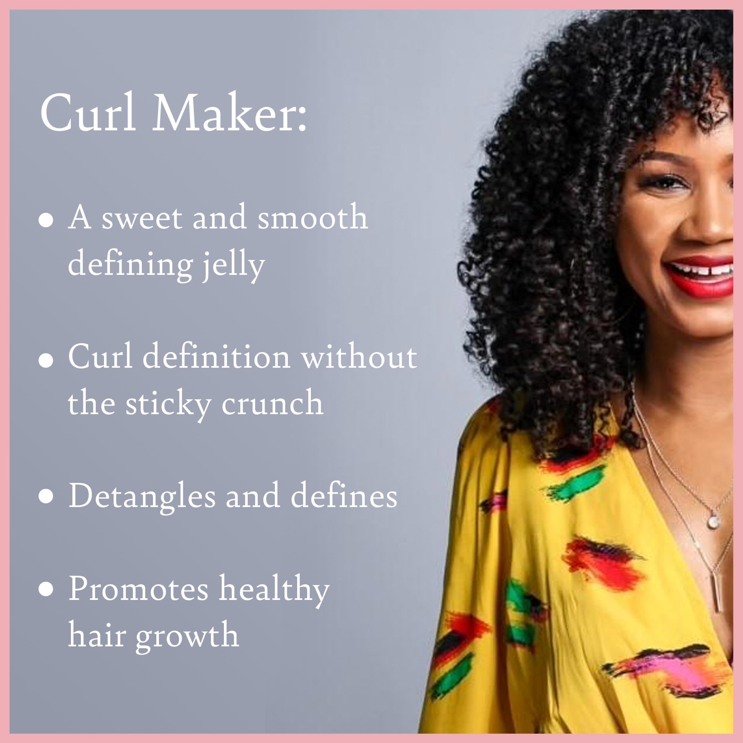 Camille Rose Curl Maker layer-on-curl-love-milk demonstrates layered results