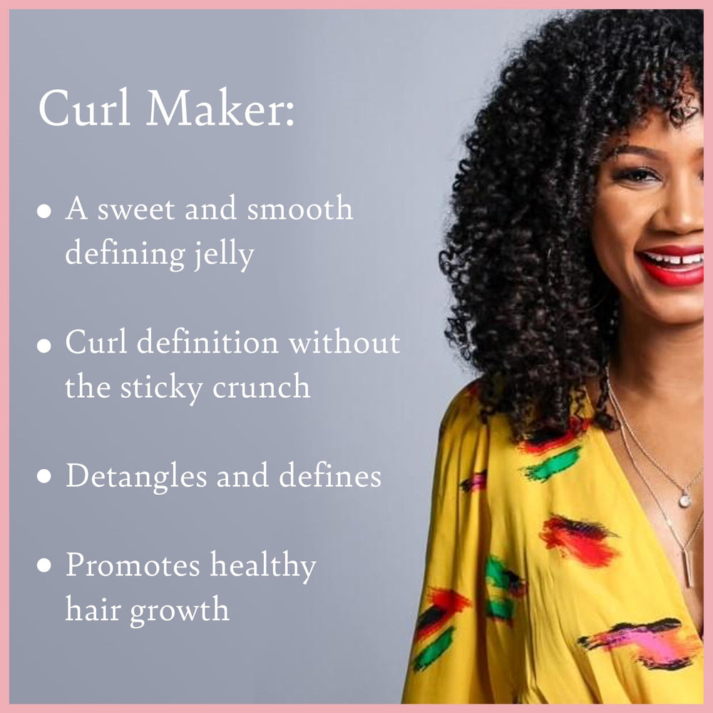 Camille Rose Curl Maker layer-on-curl-love-milk demonstrates layered results