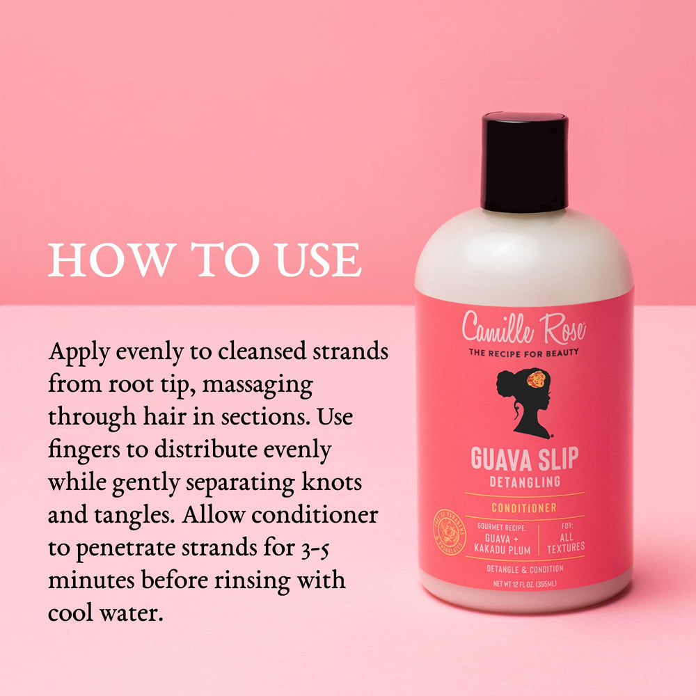 Hair sectioning during application illustrates targeted detangling on knots.