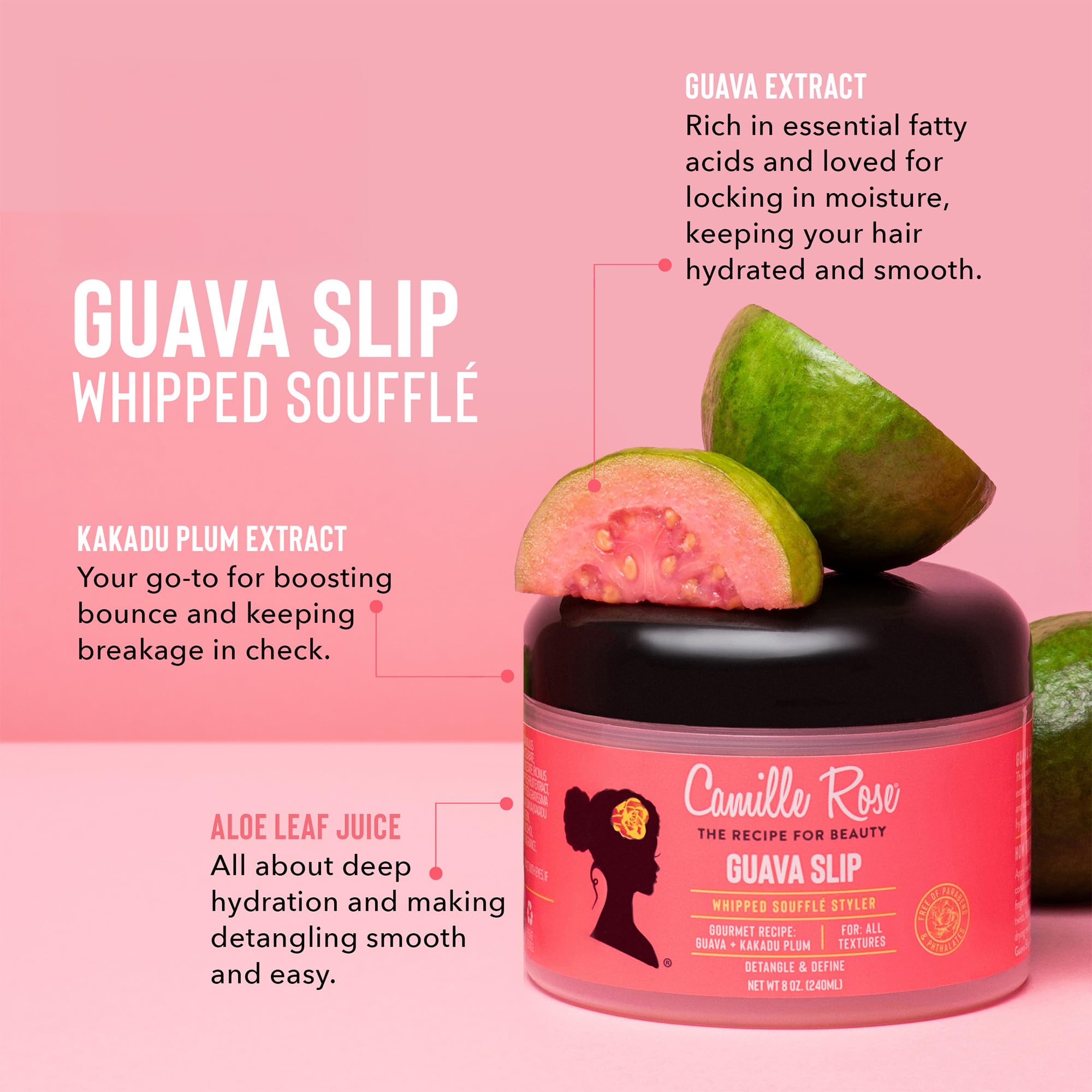 Camille Rose Guava Whipped Kakadu Plum for nourishing hydration.