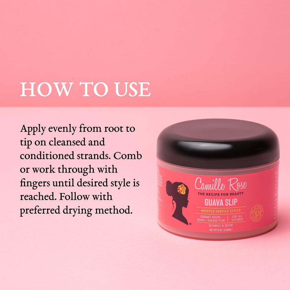 Camille Rose Guava Whipped Shea Butter for deep moisture.