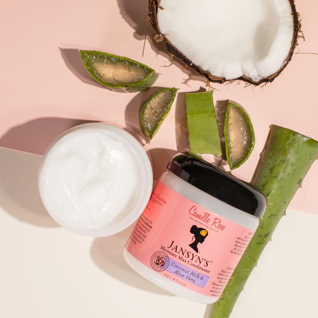 Camille Rose Jansyn's Moisture Max with aloe vera supports moisture retention