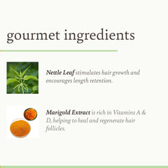 Camille Rose Leave-In Hair Oil massaged onto ends to seal moisture.