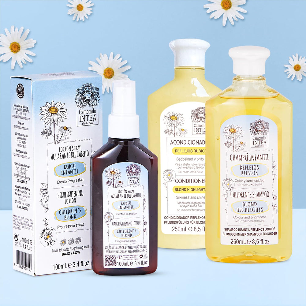 Camomila Intea kids chamomile closeup highlighting natural ingredient benefits
