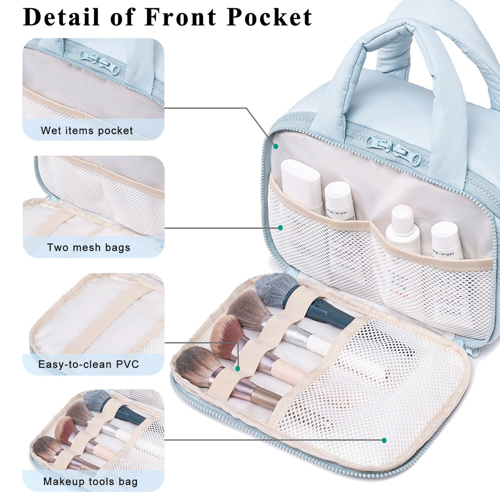 CAMTOP light-blue cotton-filled handle offers comfortable grip on the go