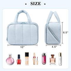 CAMTOP light-blue middle-compartment keeps items orderly while traveling